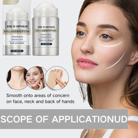 ISBEAUSOLS Flysmus Collagen Peptides Firming Serum Stick,Retinol Luxurious Collagen Firming Cream,Anti Aging Peptides Face Moisturizer,Face and Neck Firm ing Stick for Tightening Sagging Skin (2pcs)