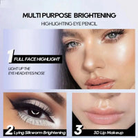 HIVETZ White Eyeshadow Single,Single Matte White Eyeshadow,Pressed Fine Powder Eyeshadow,Shimmer Pearl Shadow Single White Eye Make-Up,High Pigment Long-lasting Sweatproof Single EyeShadow for Performance