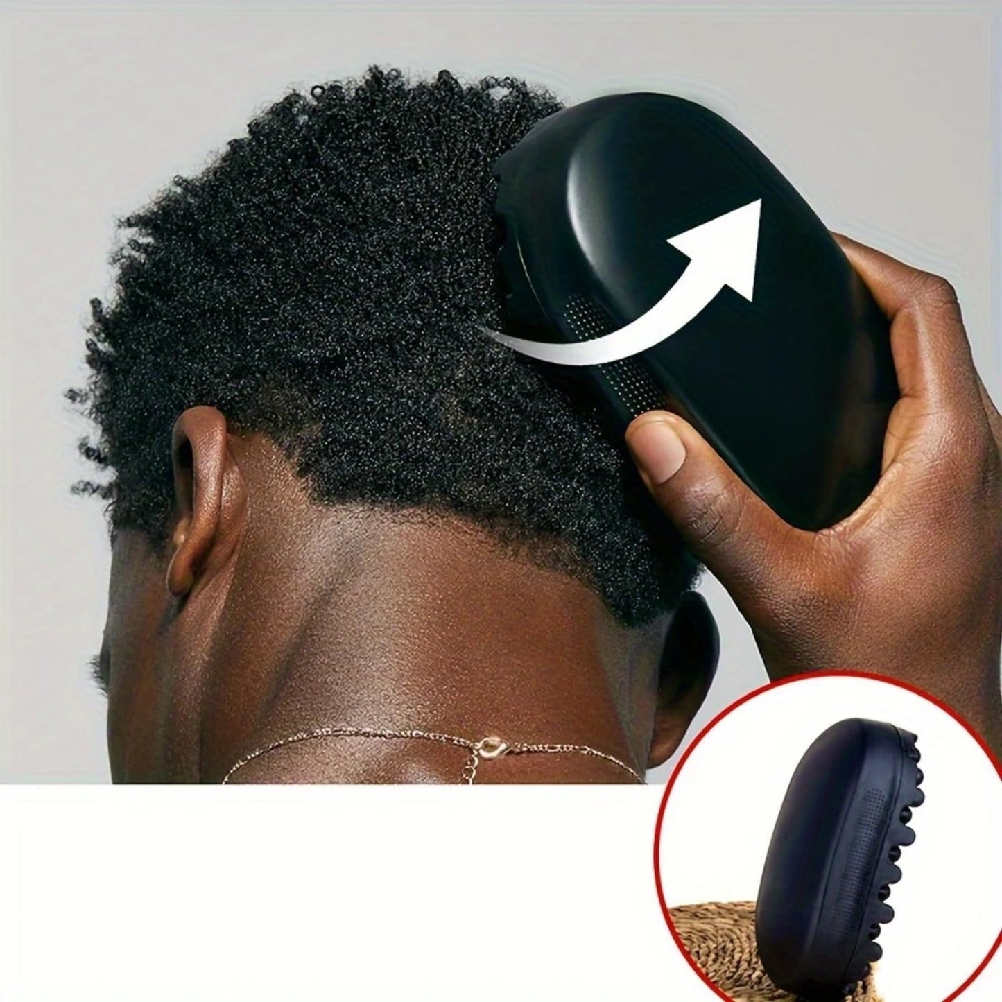 Curly Hair Brush, Afro Washable Twist Sponge Twist Curl Brush Comb Rubber Styling Tool for Home and Salon Use,Rubber Hair Brush,Hair Sponge for Curls,Afro Hair Br-ush,Af-ro Br-ush,Af-ro Ha-ir Sponge