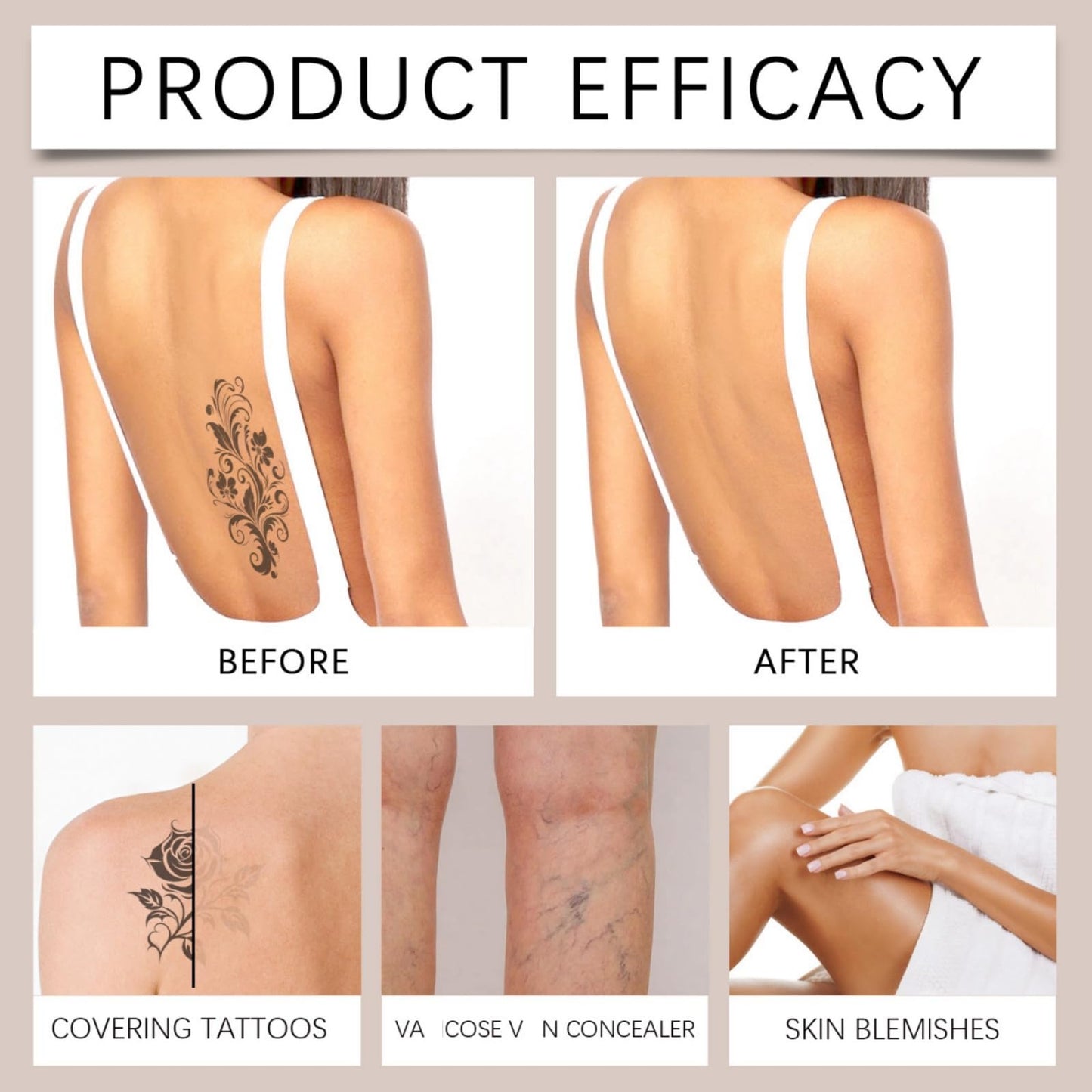 SingHao Leg Makeup Lotion,Body Full Coverage Foundation,Leg Concealer Cream,L/eg Mak/eup Waterproof No Transfer,Le/g Ve/in Cover Up Make/up,Body Scar Tat/too Cover Up Makeup,Concealer Stick,Mak/eup Conce/aler