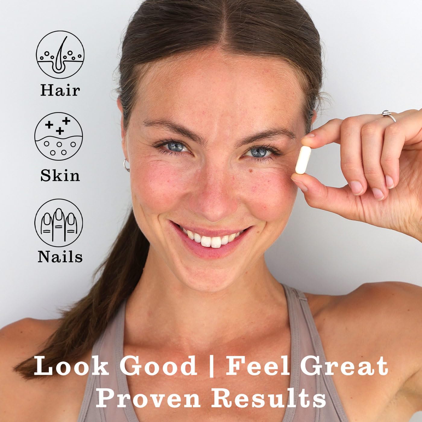 Proto-Col Proto-col Premium 150 Collagen Capsules with Hyaluronic Acid, Vitamin C, UK Made, Premium Sourced, High Absorbtion, Skin Health, Hydration & Anti-Aging Support.