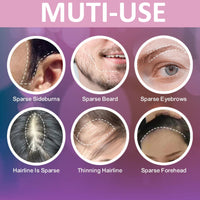 MEITREND Black Hairline Powder Stick,Hairline Shadow Powder,Instant Hair Loss Concealer Hair Powder for Thinning Hair,Natural Root Cover Up,Cover Hairline & Beard,Portable Design Hair Cover Up Powder for All