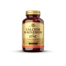Solgar® Calcium Magnesium Plus Zinc Tablets - Pack of 100 - Healthy Bones, Teeth & Muscles - Supports Health of Nervous System - Vegan