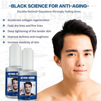 TBeautfave Retinol Serum for Men, High Strength Anti-Aging Serum with Hyaluronic Acid Retinol Moisturiser Serum Face Serum for Fine Line and Wrinkles Skin Repair Serums Skincare