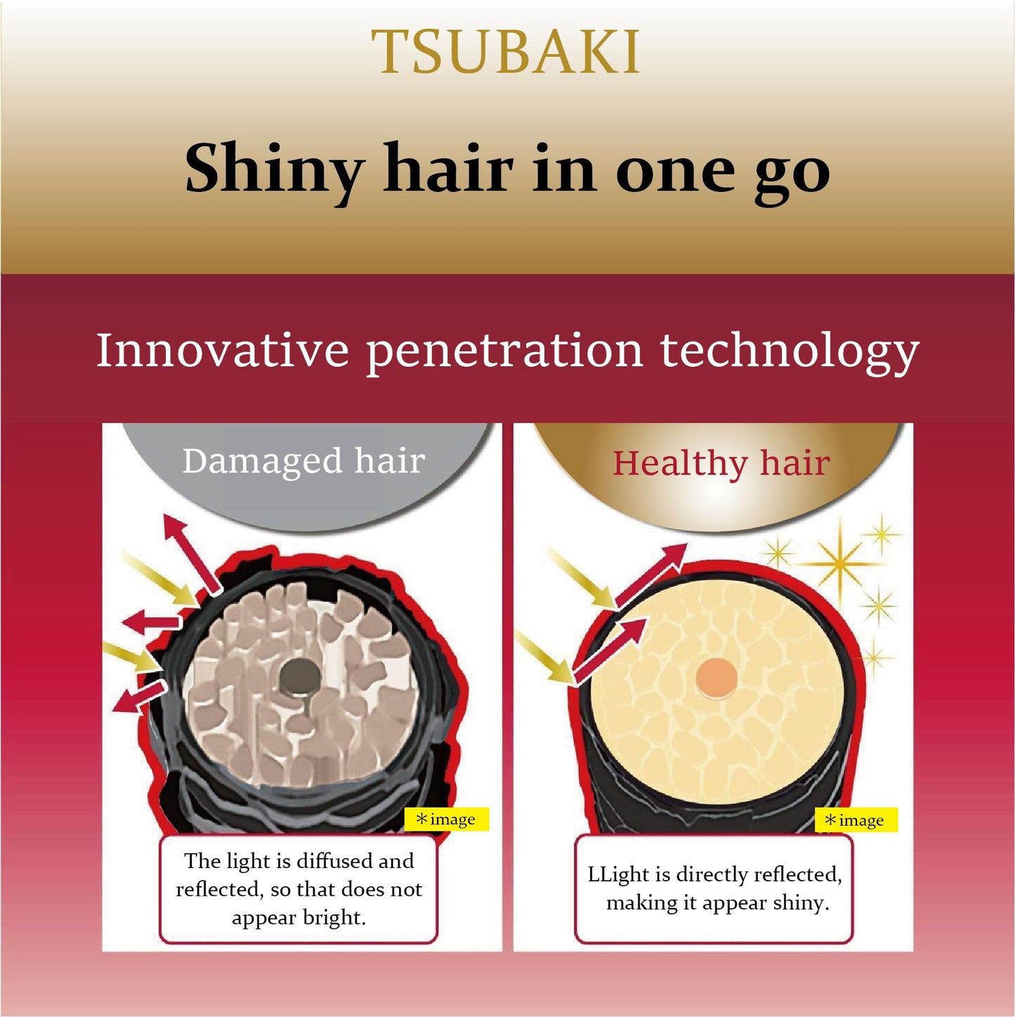 Generic Premium Volume Repair Shampoo for Tsubaki bottle 450 ml