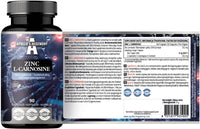 Zinc L-Carnosine 37.5 mg per Capsule - 90 Vegan Capsules - 3 Months Supply - for Skin, Hair & Nail Health - Supplement by Apollo's Hegemony
