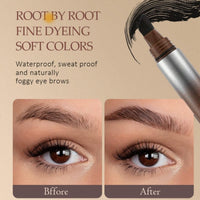 SingHao Brow-Fection Angled Brush Eyebrow Pencil,Natural Shaping Outlining Filling Eyebrow Makeup,Liftique Instant Bro/w Br/ush,Wild Eyebrow Br/ush,Non-Smudged Eye/brow Pen,Eye/brow Stroke Brush(03#Auburn)