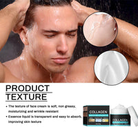 Fankayi Men's Skin Tightening Face Cream,Anti Aging Moisturizer to Reduce Fine Lines and Wrinkles,Facial Cream for Men,Mens Moisturiser Face,Tinted Moisturiser Men,Day & Night Use,Suitable for All Skin Types