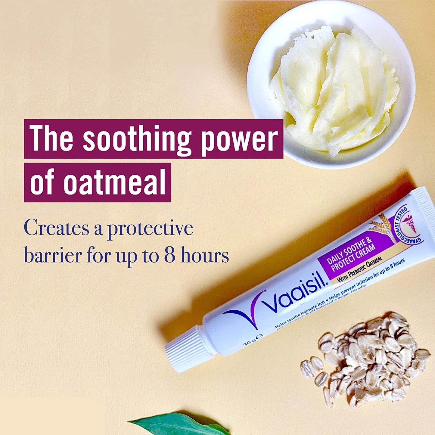 Vagisil Daily Soothe & Protect Cream, Fragrance Free, 30g
