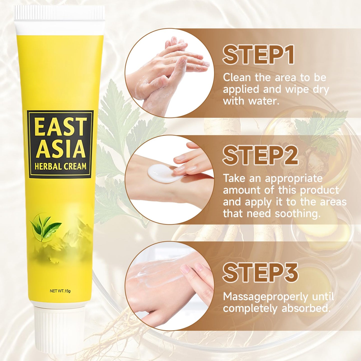 KoolShiro 2Pcs Herbal Cream, Smiles and Joys Herbal Cream, East Asian Natural Herbal Body Cream, Natural Moisturising Cream With Botanicals, Long-lasting Skin Care for All Skin Types