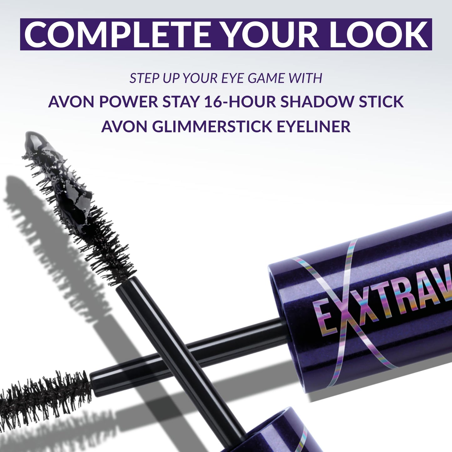 Avon Exxtravert Extreme Volume Mascara 9.5ml, With Silk-like Fibres For Extreme Volume And Buildability, For a Clump-free Look, Cruelty Free, Blackest Black