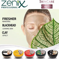 zenix Zenix Clay Mud Mask with Argan Oil | Hydrating, Detoxifying, and Pore-Tightening Face Mask | Anti-Acne Skincare with Natural Plant Extracts for All Skin Types