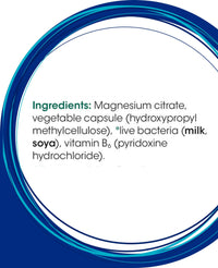 Bio-Kult Migréa Advanced Multi-Strain Bacterial Formulation with Magnesium Citrate and Vitamin B6, 60 Capsules