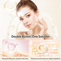 InfiniteRelax Forehead Wrinkle Patches For Anti-wrinkle, Anti Aging Facial Mask For Women Face Lift - with Aloe, Collagen, Vitamin E Overnight Sleep Tape For Wrinkles 12 Pcs