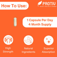 Protiv Vitamin B12 Methylcobalamin Supplement 1 mg - 120 Easy Swallow Daily Capsules - High Strength 1000 mcg per Capsule – Energy and Nervous System Support - UK Manufactured to GMP Standards