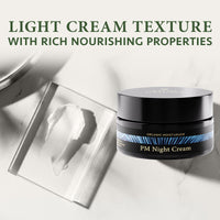 Night Cream Ceramide Moisturiser 50ml, Face Cream for Women with Shea Butter Squalane and Aloe Vera for Sensitive and Dry Skin Moisturiser Face Women - Face Care - Face Moisturiser - Satin Naturel