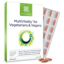 Healthspan Multivitamin for Vegetarians & Vegans (120 Tablets) | Promotes Immune Health and Energy Levels | Supports Bones, Teeth & Muscles | Includes Vitamins B12 & D, Calcium, Iron & Zinc | Vegan