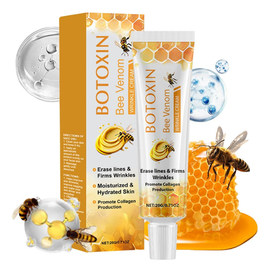 Cureluxe Bee Venom Wrinkle Removal Cream - Bee Venom Cream - Anti Wrinkle Face Cream with Boto - Anti Aging Face Cream for Skin Firming - Face Moisturiser for Dry Skin - Deep Hydration & Skin Rejuvenation