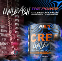 ProElite Creatine Monohydrate Powder 300g Micronised Flavoured & Vegan Creatine Powder for Post & Pre Workout Creatine Supplements by PROELITE (300g, Strawberry Mango)