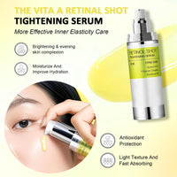 Shefave The Vita A Retinol Shot Tightening Serum, Retinal Shot Tightening Booster, Retinol Serum For Face, Dark Spot Remover For Face | Pore Minimizer, Anti-Aging & Wrinkles | Firmer & Smooth Skin, 30ml
