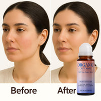 ThamGlow Organic Castor Oil with Rose Quartz Roller, Organic Castor Oil Roll On, Natural Ingredients