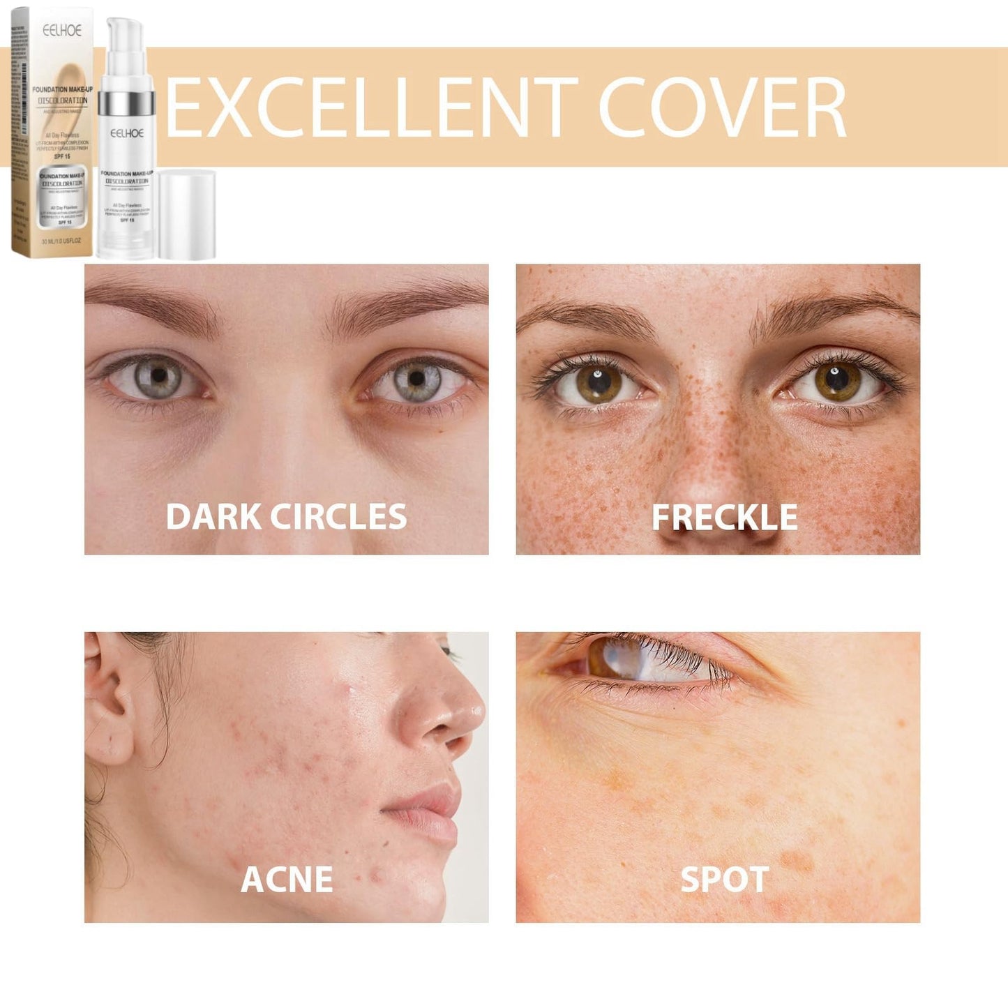 Jinjiar Foundation Color Changing,Colour Changing Mature Skin Foundation,Flawless Colour Changing Foundation Makeup,Foundation Full Coverage,Skin Tint,Baked Foundation,Makeup Foundation,Liquid Foundation