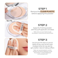 KYDA Mineral Powder SPF 35, 4-in-1 Pressed Mineral Powder, Matte Setting Powder with Concealer and Foundation, Lightweight Flawless Coverage, Skin Care Formula, Medium