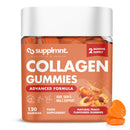 supplmnt. Marine Collagen Gummies - Hydrolysed Collagen Peptides with Biotin, Hyaluronic Acid & Vitamin C - Collagen Supplements for Women and Men - 120 Gummies. Collagen for Skin, Hair & Nails 2 Months Supply