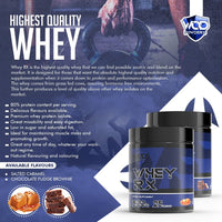 Hellenia WHEY RX - Muscle Building and Recovery Protein Powder - WOD Powders | Low Carb, Low Sugar, Low Fat, High in BCAA’s | Whey Protein Powder (Butter Cookie)