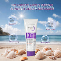 BloomBelle Sun Cream SPF 100 PA+++, Sports Sunscreen SPF 100, Ultra Light UV Protection Face Sunscreen, Very High Protection Suncream Factor 100, Very Water + Sweat Resistant, Refreshing, Non-Greasy & Non-Sticky