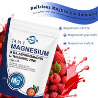 Fengsheng Home Sleep Gummies with 350mg Magnesium Glycinate & Citrate for Adults - High Strength Natural Alternative - L-Theanine, Vitamin D & Zinc - Sleep Gummies - Sugar Free & Vegan - Anxiety & Sleep Support