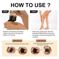 AuraBeen Waterproof Full Coverage Leg Makeup - Conceals lines and other skin concerns on mature skin - Smooth, long-lasting body makeup - No transfer formula - Light brown tone
