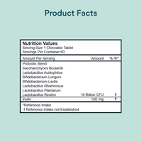 Bettervits Kids Chewable Probiotic | 10B CFU | 10-16 Year Olds | Includes Prebiotic | For Gut Health, Immunity & More