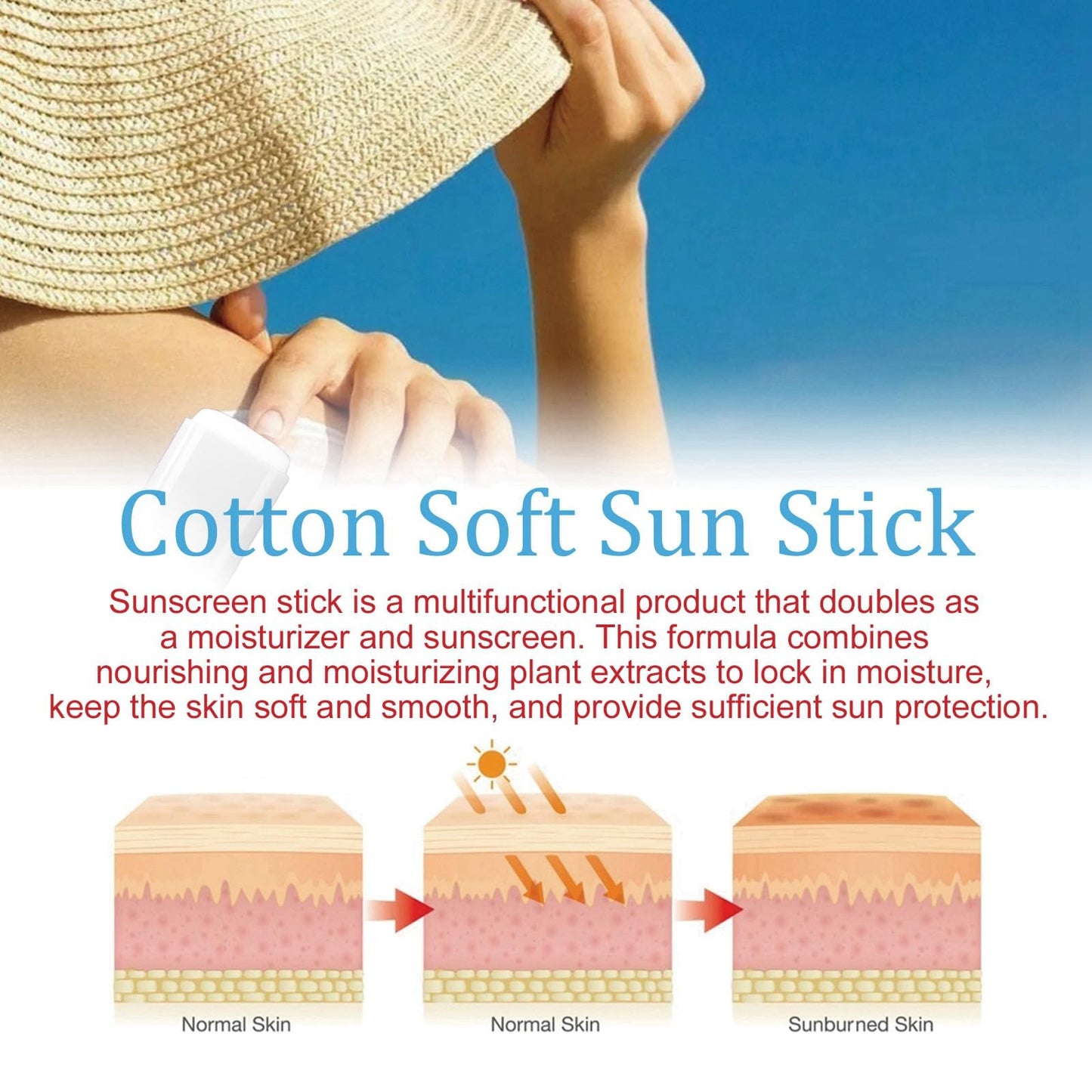 QinZiEn Tallow Sunscreen Spf50,Organic Face Sun Cream,Tallow Sunscreen Spf50+ Face & Body Sun Cream,Natural Tallow & Shea Butter,Beef-T-allow Moisturizer Fac-e,Beef-Tal-low For Skin,Beef -Tallo-w