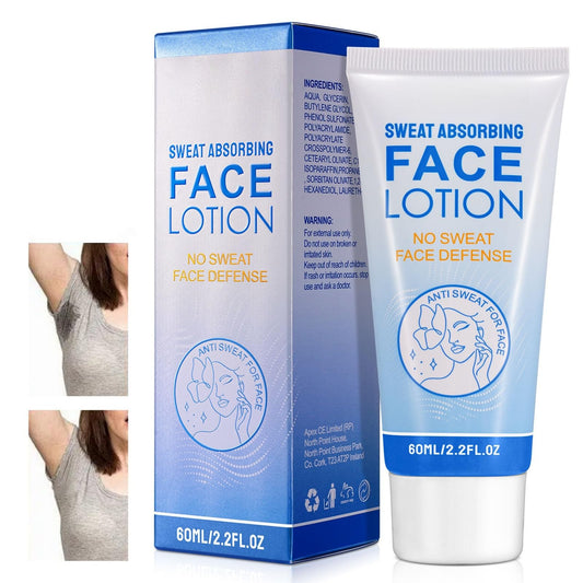 CiLiHai Sweat Absorbing Face Lotion,Antiperspirant Lotion for Face,Prevent Excess Facial Sweating and Facial Shining,Block Sweat and Oily Skin Control,Keeps You Dry,Anti Sweat Cream for Women and Men
