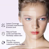 Ruojiar Body Coverage Per/fector,Ta/ttoo Cover Up Makeup,All Over Com/plexion Per/fector,Long Lasting Waterproof Sweatproof,Natural Gloss,Easy Application,Radiant Glow,Body Makeup,for Blemish,Spot and Scars