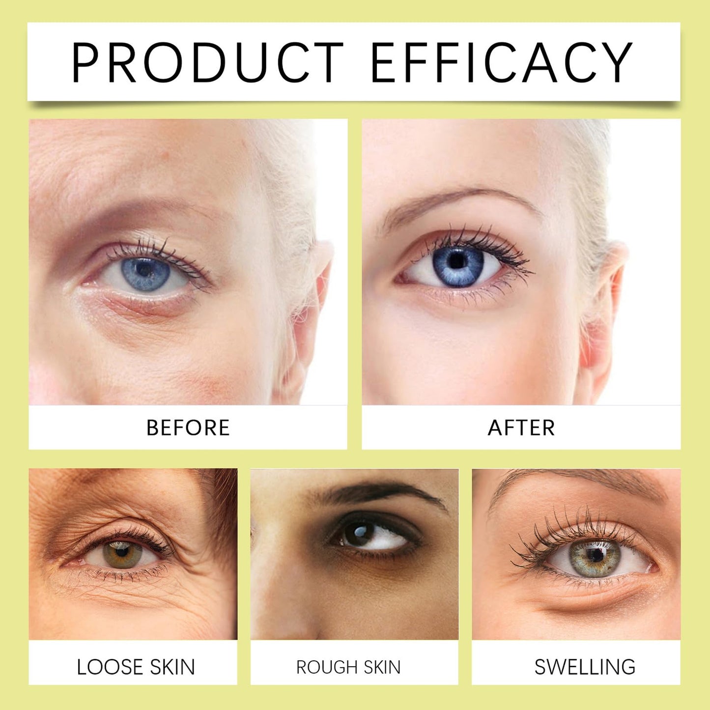 Retinol Eye Cream,Under Eye Cream for Dark Circle & Fine Lines,Hydrating