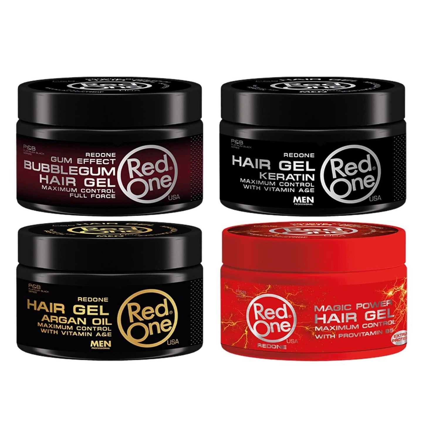 RedOne Magic Power Hair Gel 450ml | With Provitamin B5 | Extra Protein | Ultra Hold | Shine Hair Gel | Strong Holding Effect | Maximum Control