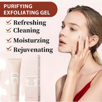 OunTechGlory Purifying Exfoliating Gel - Exfoliating Face Wash - Gentle Cleansing & Moisturizing for Soft, Purified Skin - Facial Scrub Soothe & Purify