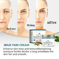 Wild Yam Cream, Organic Wild Yam Cream for Menopause, Support Hormone Harmony, Women Wild Yam Root Cream Skin Moisturizer