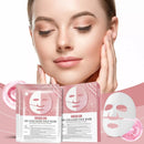 BQQCOB Collagen Mask - Deep Bio Collagen Face Mask - Anti Wrinkle Mask - Hydrating Face Masks - Collagen Treatment Beauty for Firming, Bri_ghtening, Anti-Aging Repair, Korean Face Mask (5Pcs)