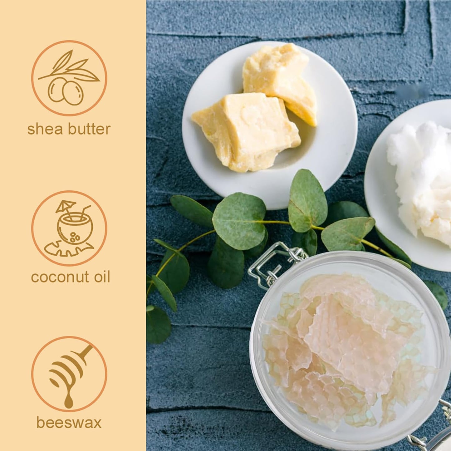 Honey Foot Cream for Very Dry Hands & Feet - 40 ml, Cracked Heel Repair & Intensive Moisturizing for Women & Men
