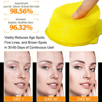WQIZJTAM Turmeric Kojic Acid Pads,Turmeric Kojic Acid Cleansing Pads, Face Turmeric & Kojic Acid Pads, Turmeric Cleansing Pads for Dark Spots, Turmeric Pads Infused Foaming Exfoliating Pads- 50 Count