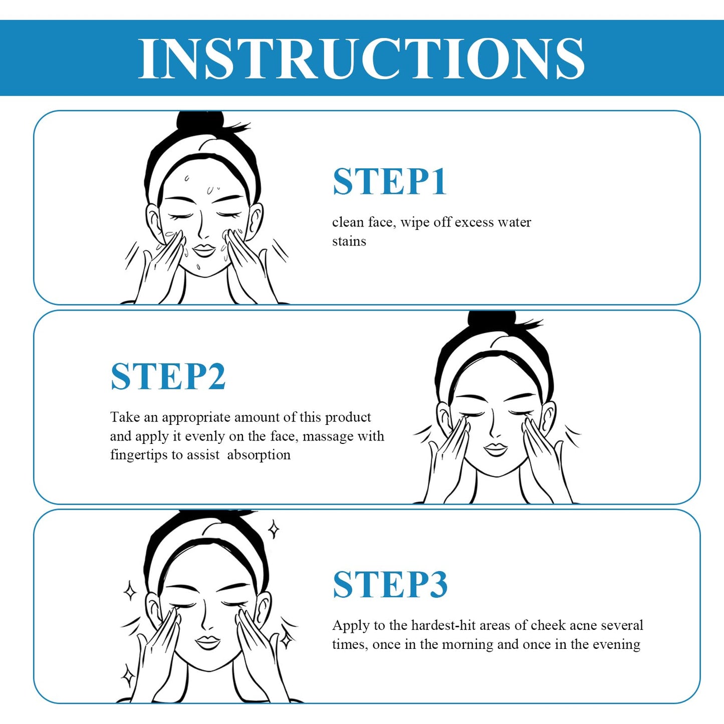 MADGININE Micro Infusion Facial System,Micro Infusion Kit,Beauty Micro Infusion Micro Infusion System Hyaluronic Acid Serum for Face Suitable for All Skin Types (3*Serum+Roller)