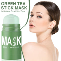 COWANIEE 2 Pcs Green Tea Deep Cleanse Mask,Green Mask Stick