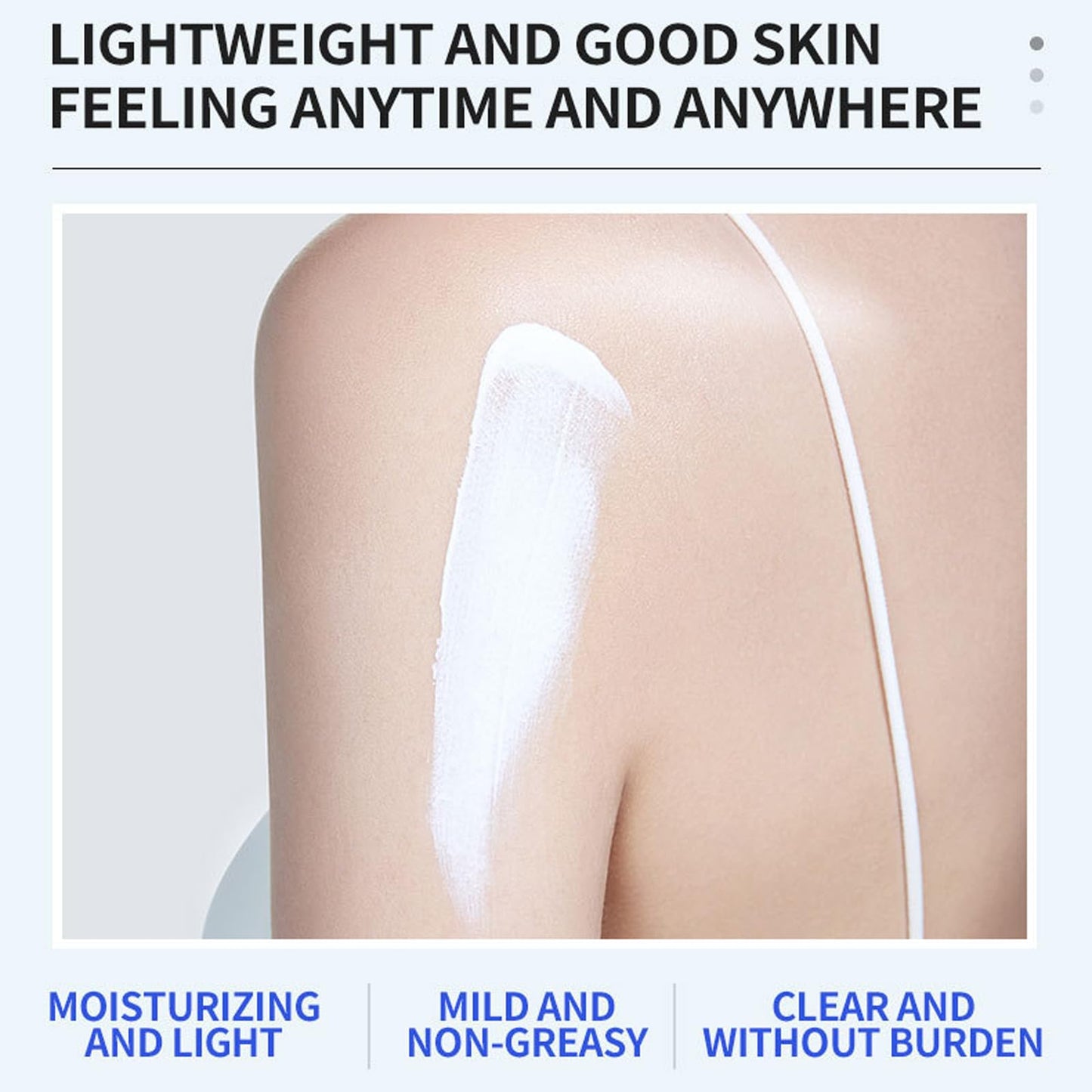 NLFOX Sunblock SPF90++ Face Cream - Non Greasy Sunscreen for All Skin Types - Snail Essence Sun Protection - Ultra Light Sun Lotion,100ml