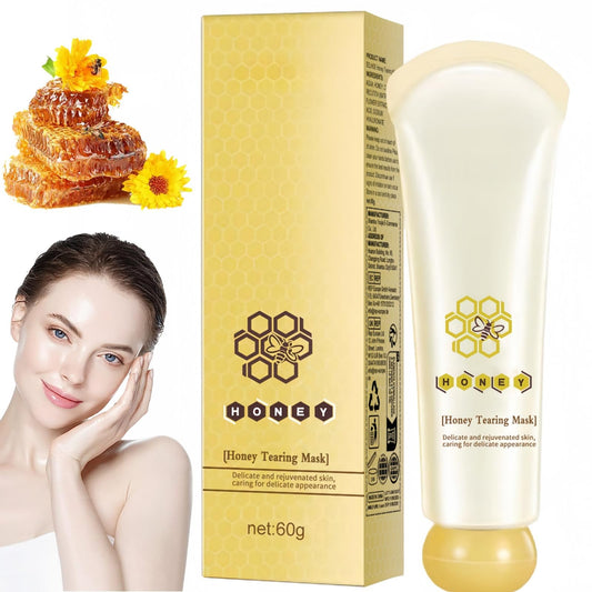SingHao Honey Peel-Off Mask for Blac/khead Removal&Pore Minimizing,Honey Tearing Mask Peel,Blac/khead Mask Peel Off,Ho/ney Tearing Ma/sk Skin Clean Pores Shrink,Pe/el Bla/ckhead Control Ho/ney Pe/el Ma/sk