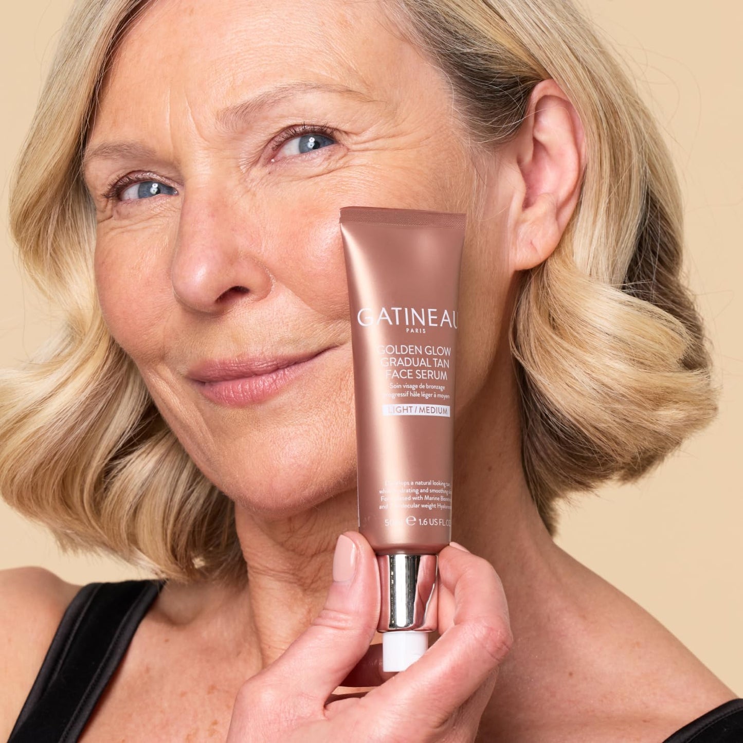 Gatineau - Golden Glow Gradual Tan Face Serum (Light/Medium 10ml) - Daily Facial Moisturiser with Self Tan, Natural & Streak Free, Radiant Dewy Complexion