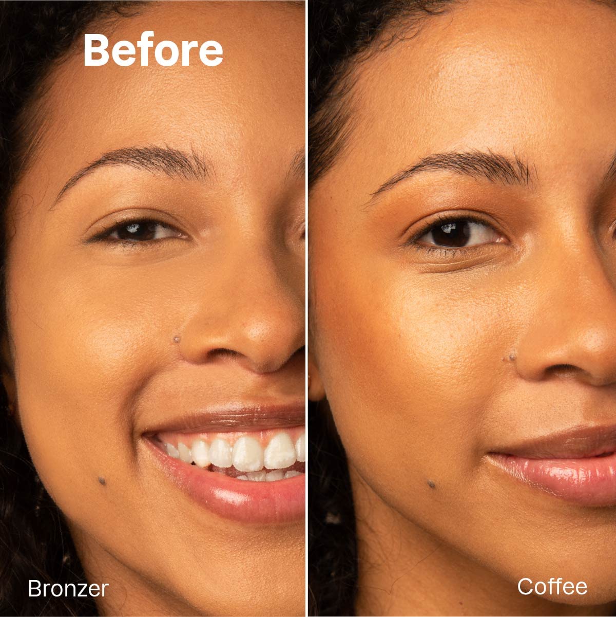 ATTITUDE Oceanly Plastic-Free Lightweight Bronzer Stick, Titanium Dioxide-Free, EWG Verified, Vegan Makeup, Coffee, 8.5 grams