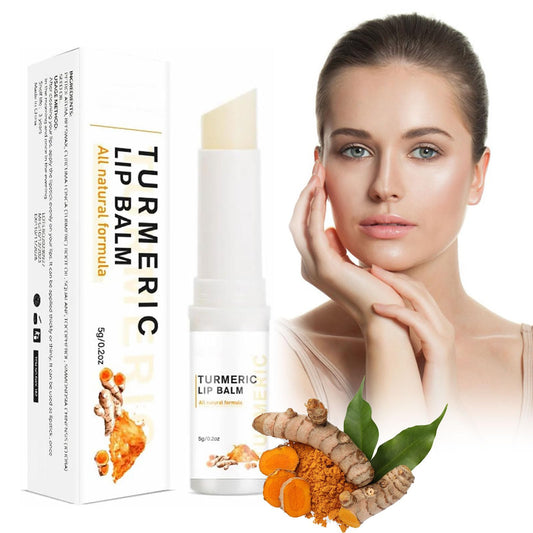 KARELLS Turmeric Lip Balm Stick,Lip Care Cream,Daily Lip Care Balm,Lip Lightening For Dark Lips,Turmeric Long Lasting Moisturizing Lips Balms,Reduces Chapped Dry Lips,Repairs Cracks